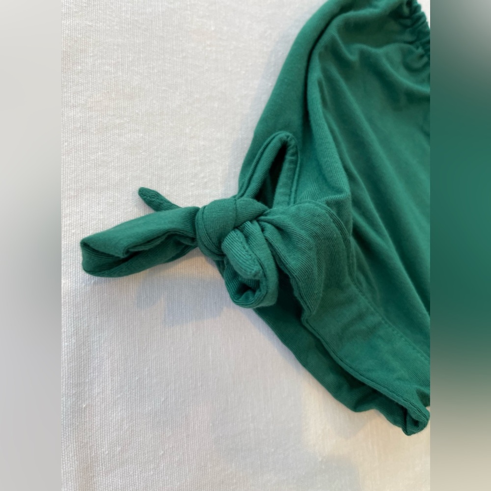 Sexy Rouched Green BodyCon Top - Picture 4 of 6